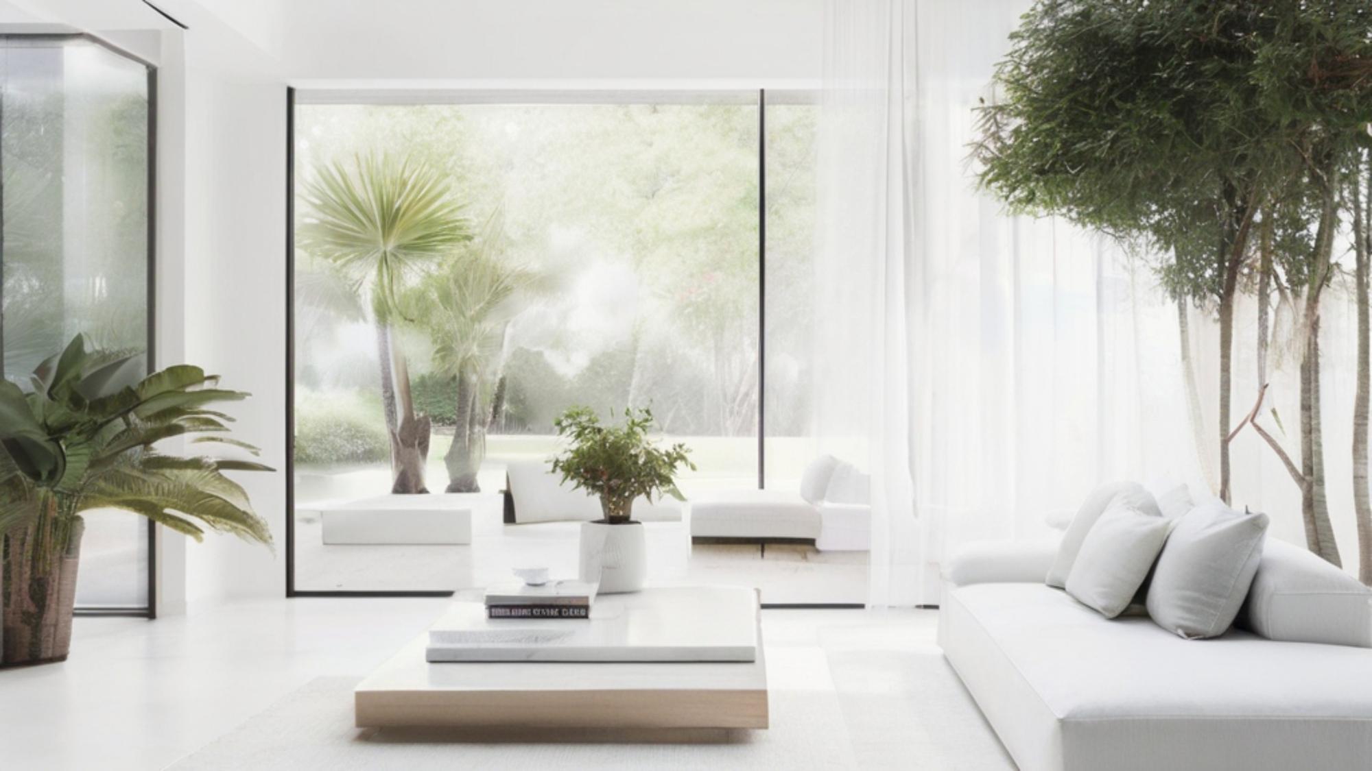 Living modern, staged for sale
